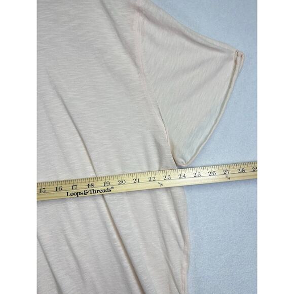 We The Free womans XL pink relaxed, oversized tee Free People ￼ - Picture 8 of 8